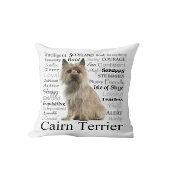 Cairn Terrier Dog Cushion Cover Home Decor For Living Room Sofa Decorative Pillows