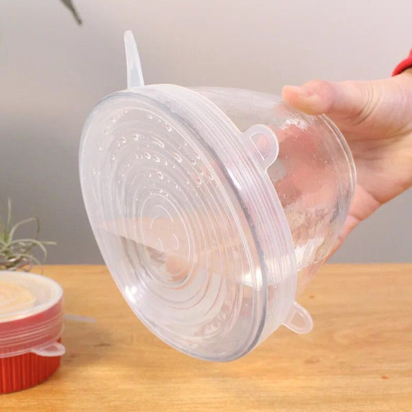Reusable Stretchy Silicone Lids