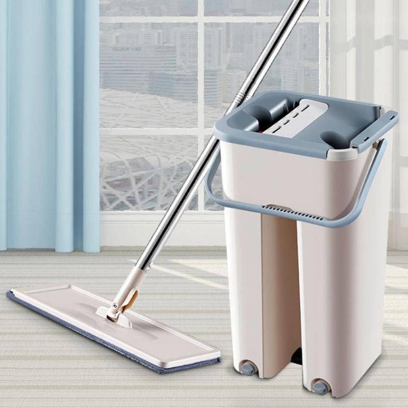 Flat Squeeze Mop Magic Automatic Mop And Bucket
