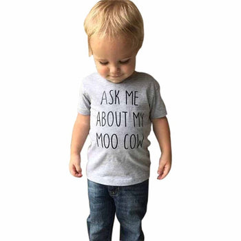 Toddler Kids Baby Boys t shirt Clothes Short