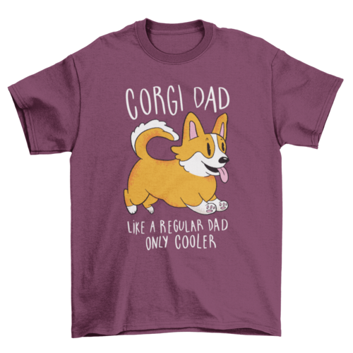 Corgi dad t-shirt