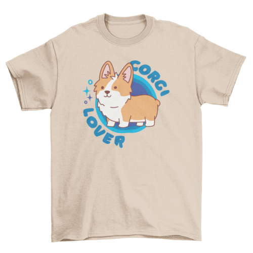 Cute corgi lover t-shirt
