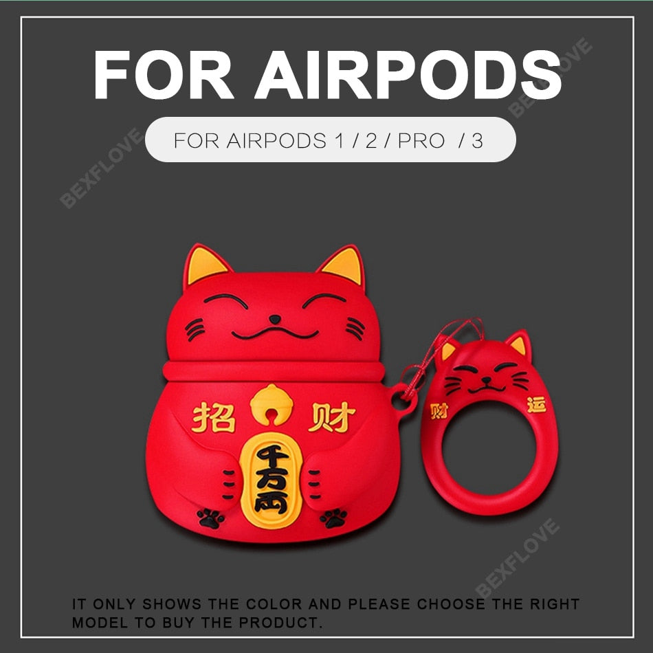 Earphone Case For AirPods 2 3 Pro Case 3D Cute Cartoon Anime Silicone Cover For Apple Air Pods 3 2 2021 Pro Earpods Earbuds Case