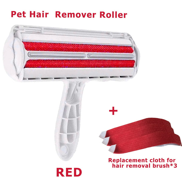 Pet Hair Remover Roller Lint with replacement cloth for hair removal brush