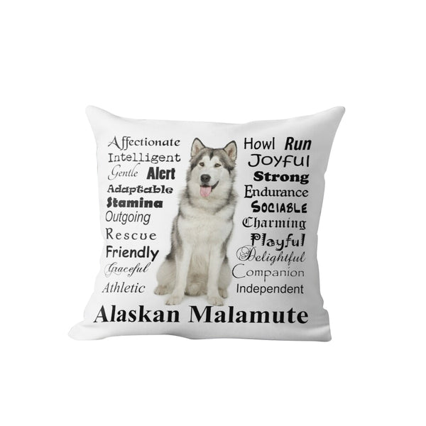 Alasan Malamute Dog Cushion Cover Home Decor For Living Room Sofa Decorative Pillows
