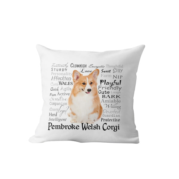 Corgi Dog Cushion Cover Home Decor For Living Room Sofa Decorative Pillows