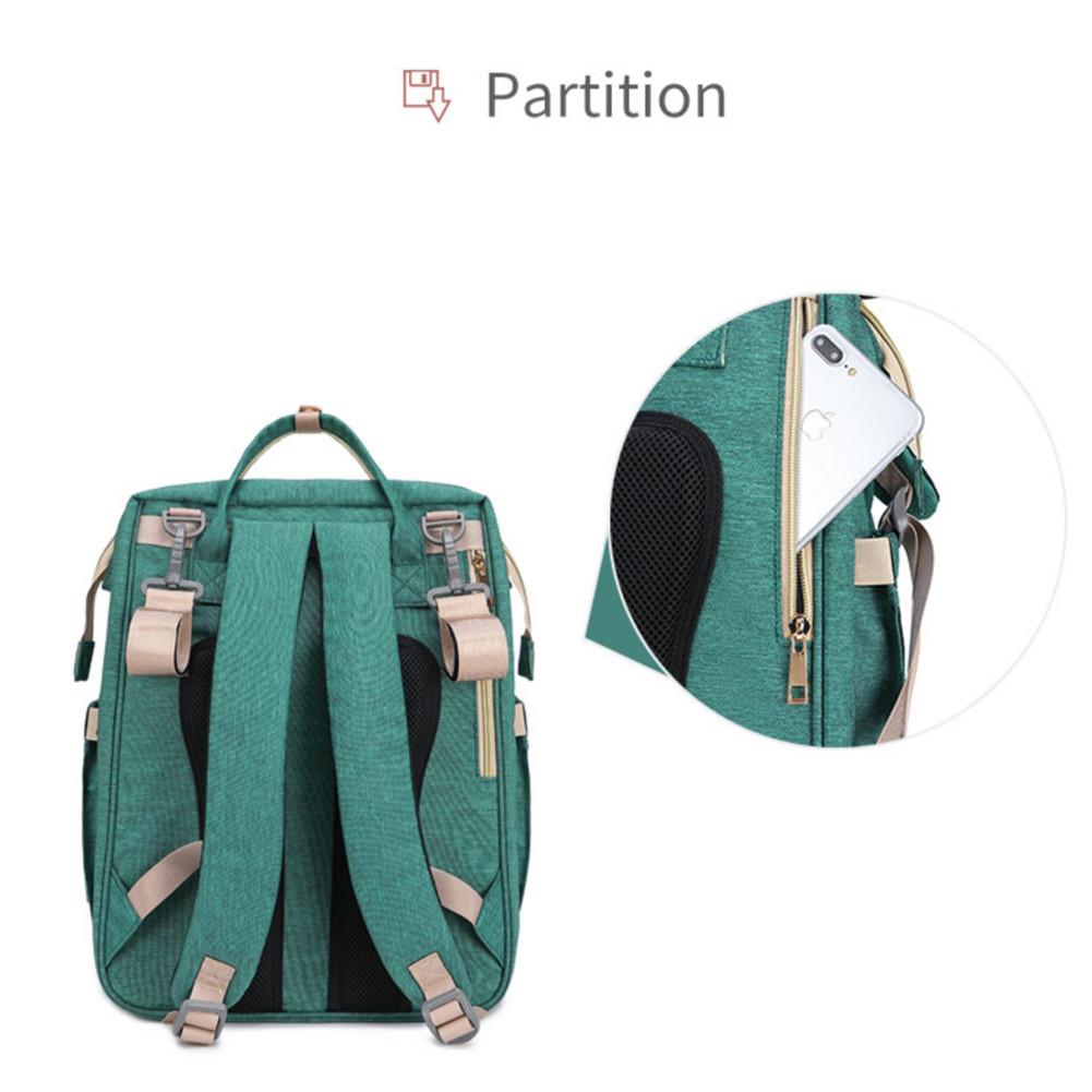 Mummy Bag with Partition for Mobile Phone