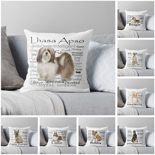 Dachshund Dog Cushion Cover Home Decor For Living Room Sofa Decorative Pillows