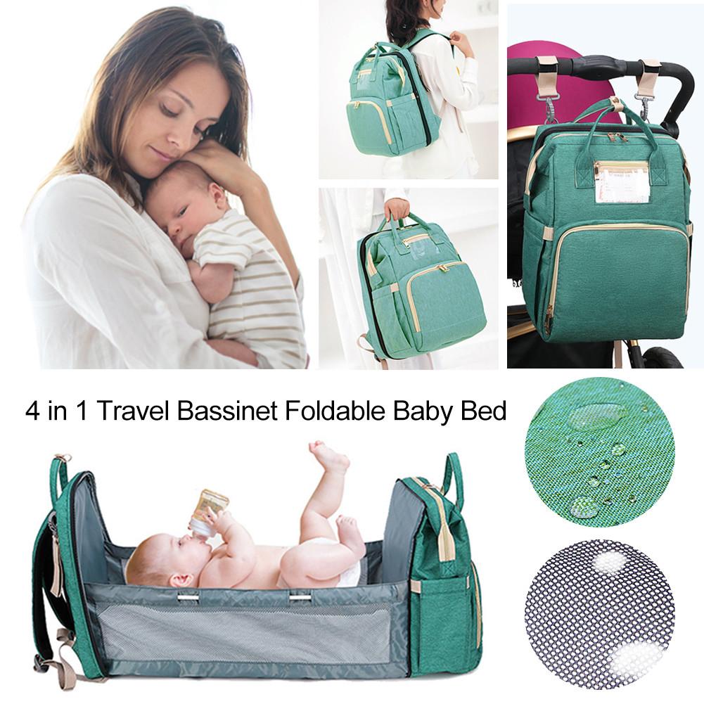 4 in 1 Travel Bassinet Foldable Baby Bed