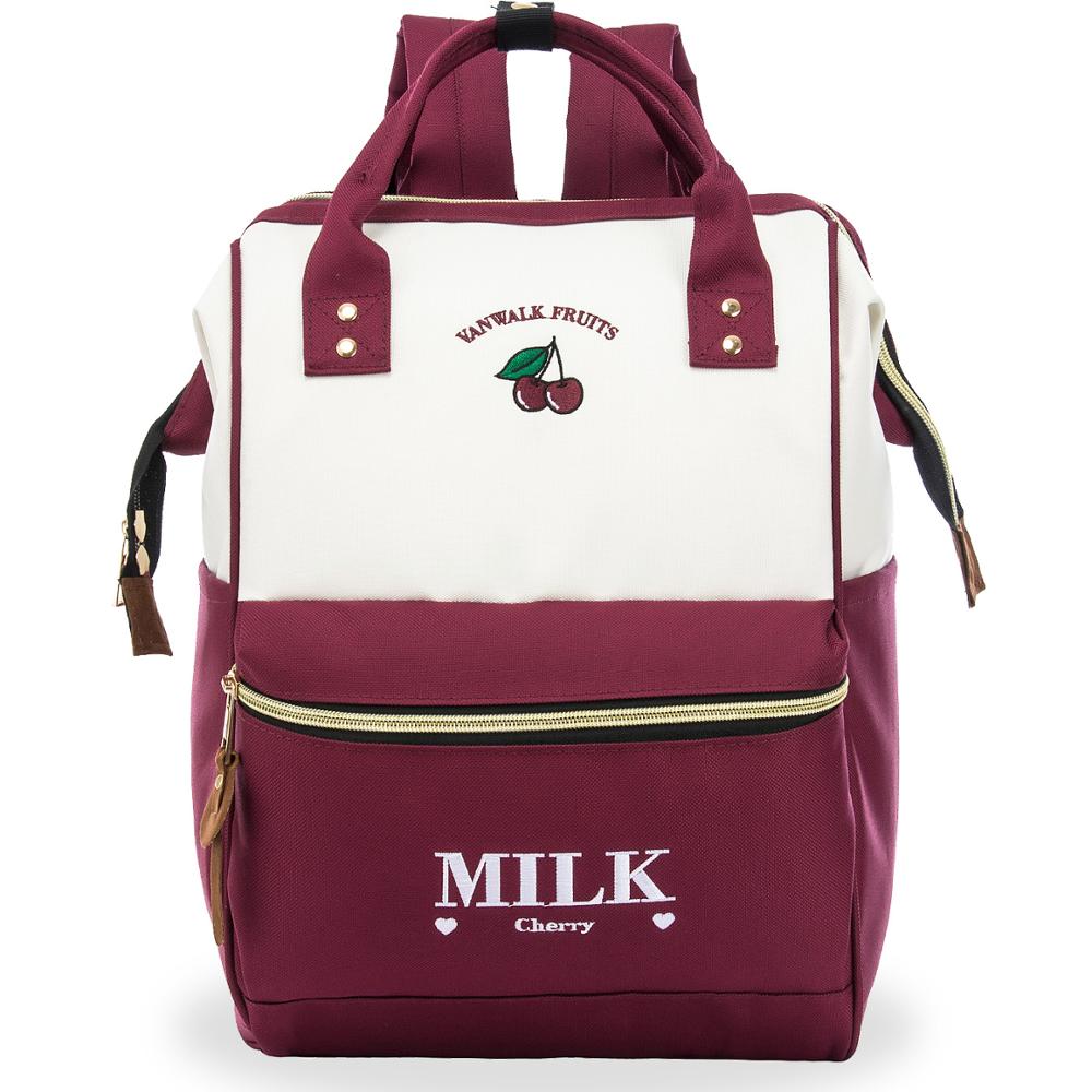 Milk Flavor Backpacks for Women & Students Fits 14-inch Laptop