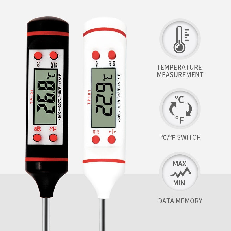 BBQ Digital Kitchen Food Thermometer Meat Cake Candy Grill