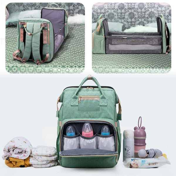 Unisex Baby Travel Backpack Bag Insulated Milk Section