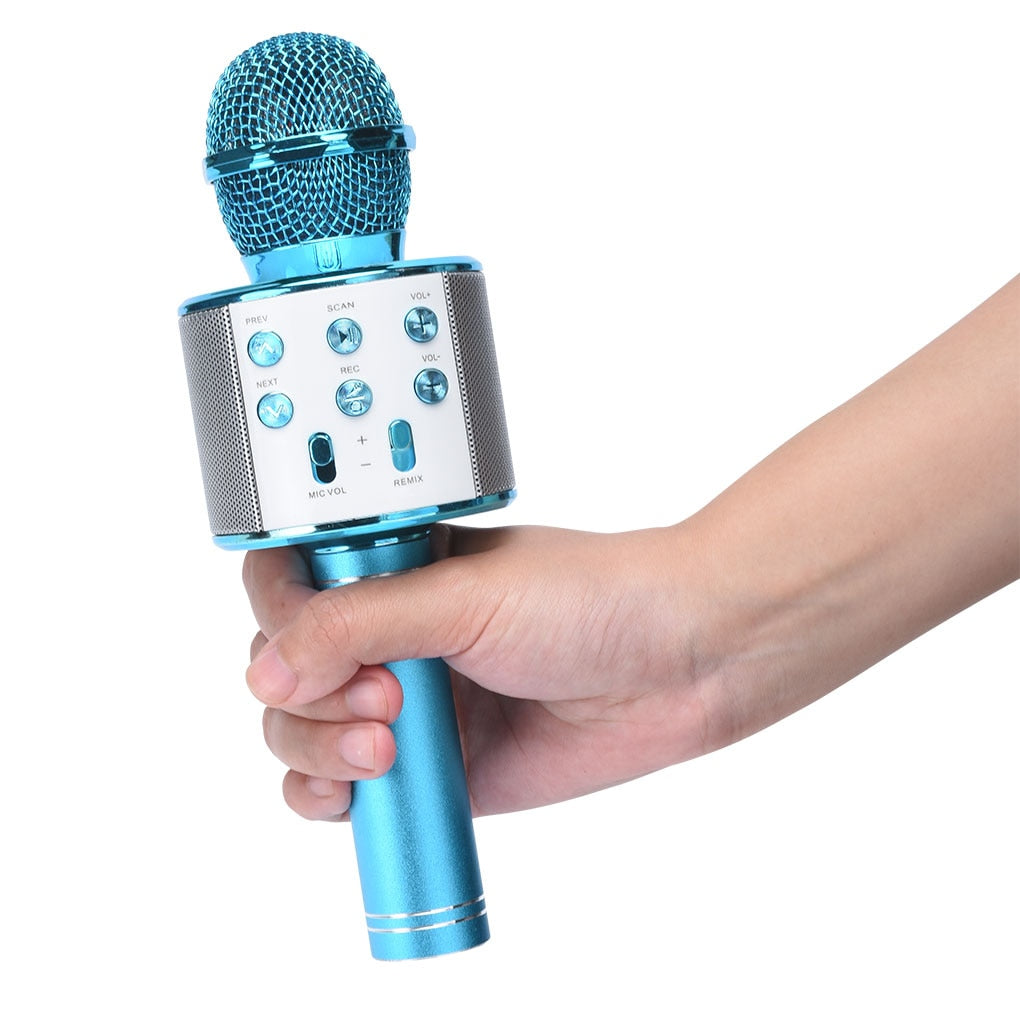 Portable Bluetooth Karaoke Microphone Wireless KTV Handheld