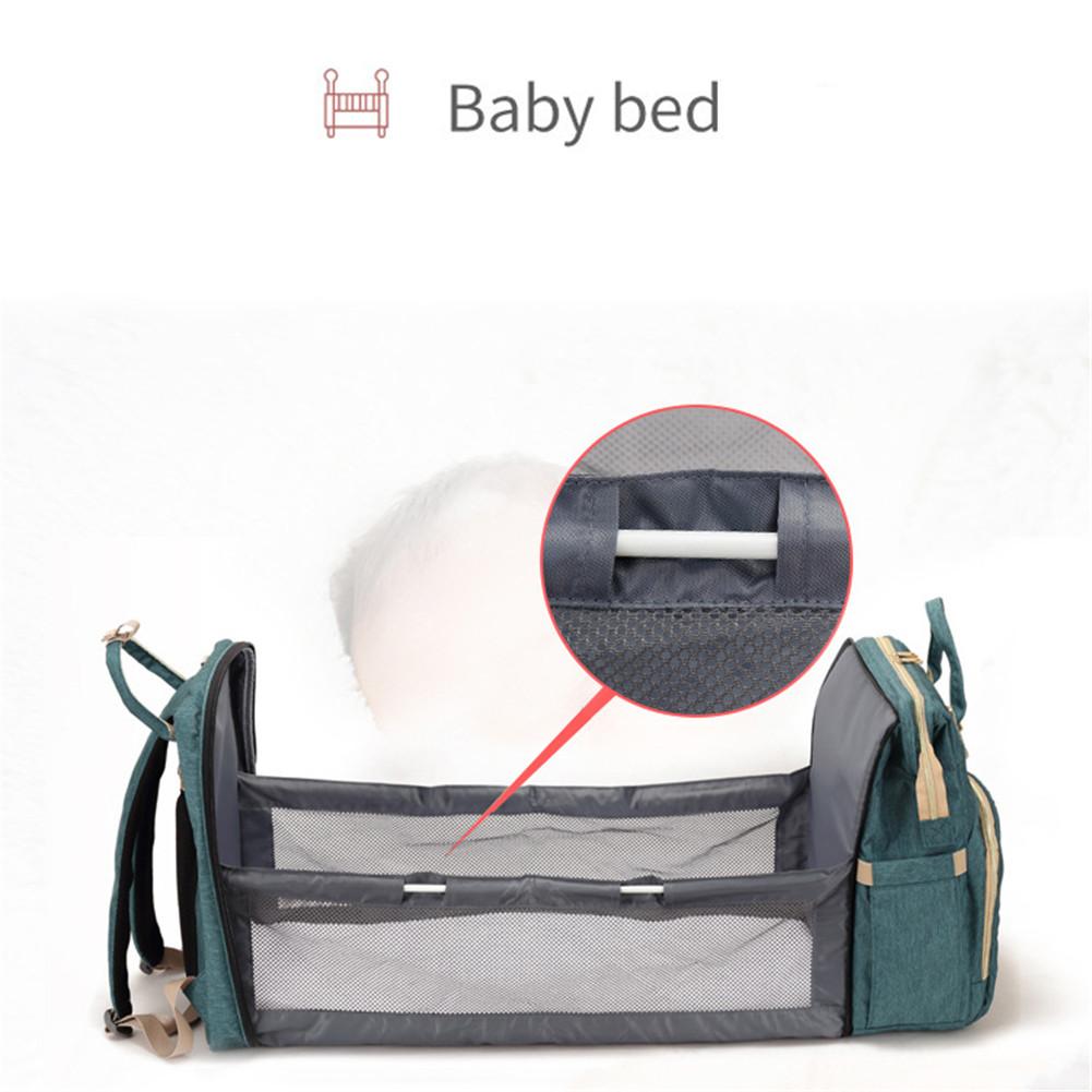 Portable Baby Bed Foldable Bassinet Diaper Change Pad