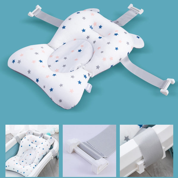Portable Newborn Baby Bathtub Seat Support Pad