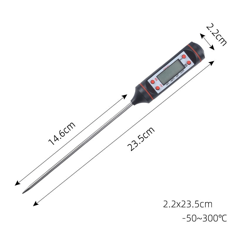 Digital Thermometer BBQ Meat Temperature Size