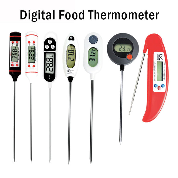 Digital Food Thermometer for Meat, BBQ, Baking, Cake, Muffin, Grill, Baby milk temperature test